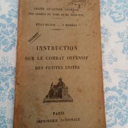 Instruction sur le combat offensif des petites unités,1918
