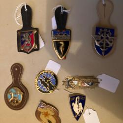 Lot insignes , pucelles