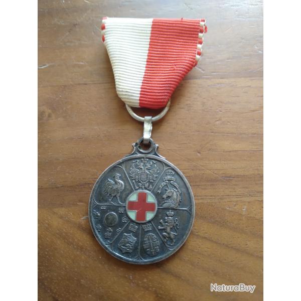 Medaille bless ww1 en argent attribue