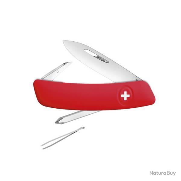 SZD02 couteau suisse Swiza SZD02R rouge