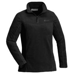 Pull en Polaire Noir Tiveden pour Femme Pinewood