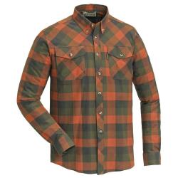 Chemise Randonnée Lumbo Terracotta Verte Pinewood
