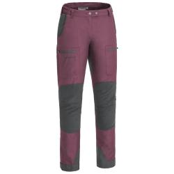 Pantalon Caribou TC Lite Bordeaux et Gris pour Femme Pinewood
