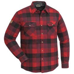 Chemise Classique en Laine Mélangée Rouge Noir Canada 2.0 Pinewood
