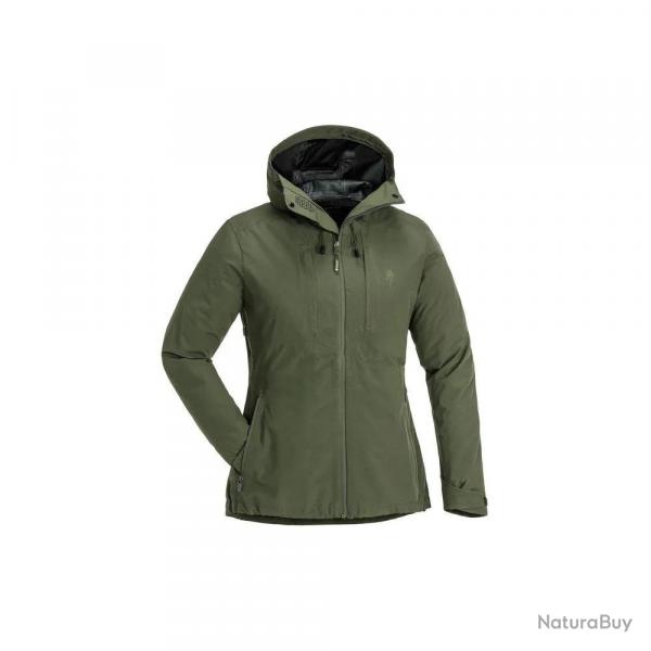 Veste Impermable Kaki pour Femme Abisko Telluz Pinewood