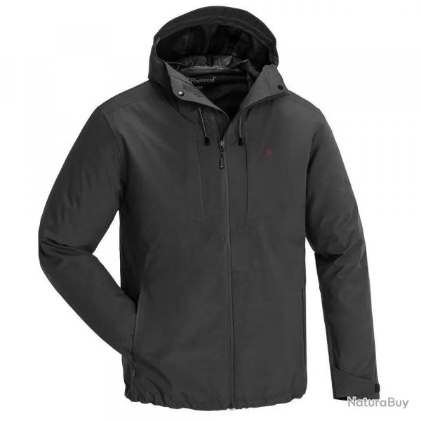 Veste Impermable Grise Abisko Telluz Pinewood