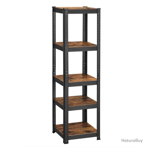 tagre charge lourde  5 niveaux 150 x 37 x 37 cm capacit 400 kg (80 kg/niveau) style industriel