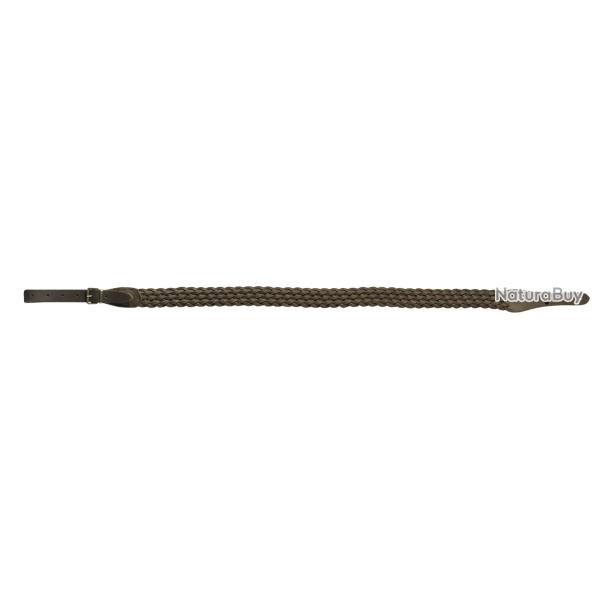 BRETELLE CUIR TRESSE 8 BRINS