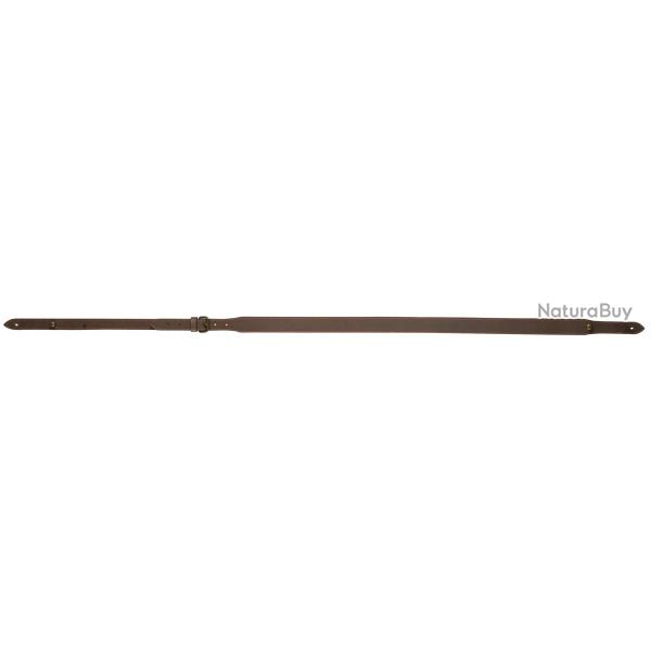BRETELLE PLATE PISTEURS MARRON ATTACHE BOUTONS