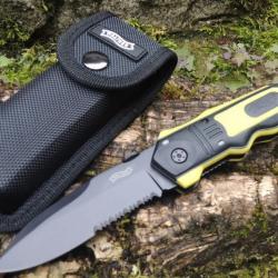 Couteau pliant Walther à lame dentelée