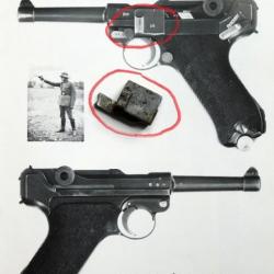 LUGER P.08 : PORTIERE DE DEMONTAGE - ORIGINALE PAS REPRODUCTION