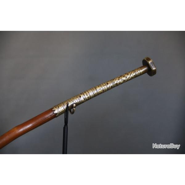 Art populaire Basque - Canne makhila de l'atelier Ainciart - Larressore, 1899