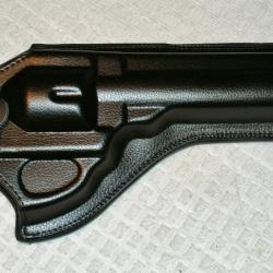 Neuf Holster Cuir Noir pour révolver 6" - 8"