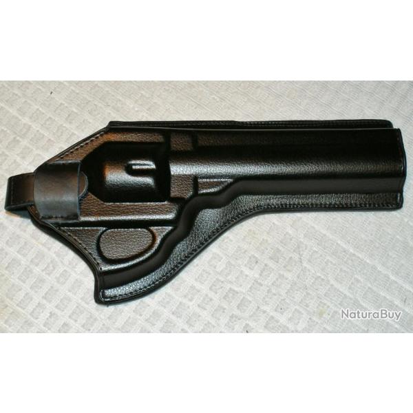 Neuf Holster Cuir Noir pour révolver 6" - 8"