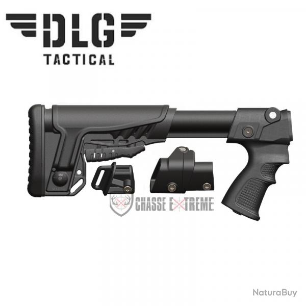 Kit Crosse et Poigne DLG TACTICAL pour Fusil  Pompe Remington 870