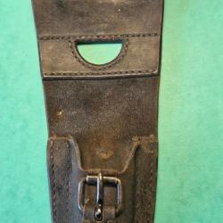 Un porte foureau cuir Suisse pour bayo mod 1914 pionnier daté 1890