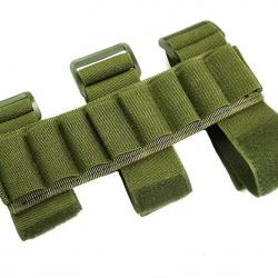 Cartouchiere avant bras - 8 munitions calibre 12 - Kaki
