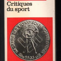 critiques du sport de jean-marie brohm