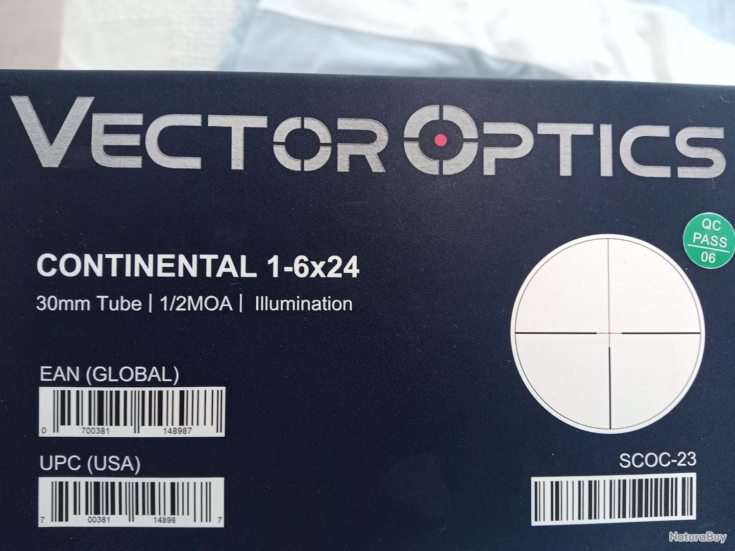 Lunette Continental X6 1-6x24 | Guide Expert | Le Montagnard