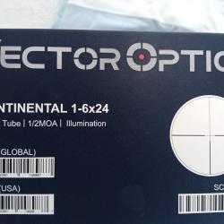 Lunette de batu Vector optique continental servi 3 mois avec montage pivotant pour Merkel SR1