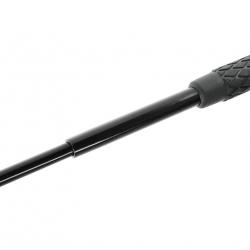 Matraque Telecopique Acier Manche Gomme 16 - 41Cm avec etui - Noire - PERFECTA