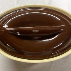 Terrine en grès Emile Henry années 1980