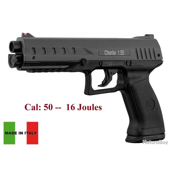 Pistolet de dfense  Charlie - Cal 50 - 16 Joules