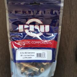 Douilles NEUVES 6.5x52 carcano PPU x50