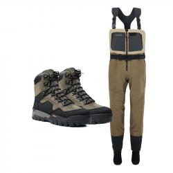 Pack waders GRUNDENS Boundary Zip + chaussures Bankside L King (9-11)