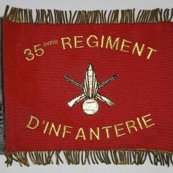 Fanion 35ème Régiment d'Infanterie 2ème Compagnie