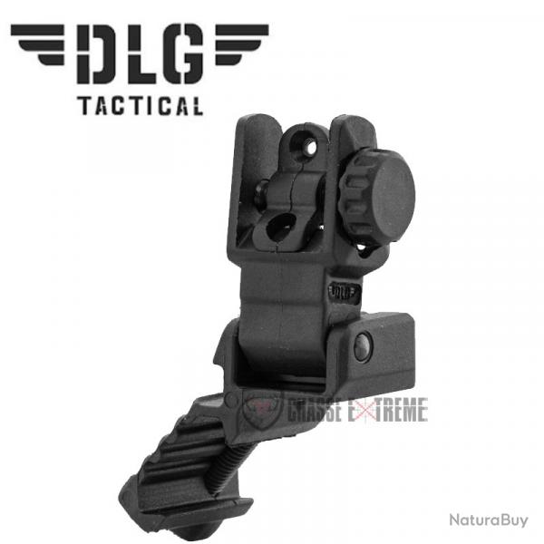 Organes de Vise Flip-Up Inclin  45 DLG TACTICAL pour AR15