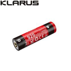 Batterie Klarus 14GT92UR 920mAh protégée rechargeable par Micro USB-C