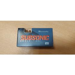 Boite de 20 munitions subsonic hornady calibre 300 blackout