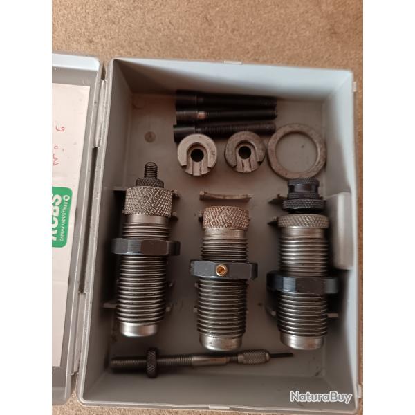 Outils de rechargement 38 / 357 de marque RCBS  en carbure de tansgtne + 2 shells holder