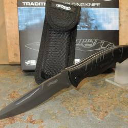 Couteau pliant touristique Walther avec étui