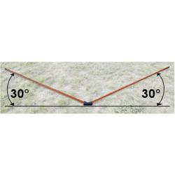 ANGLE DE TIR TELESCOPIQUE ORANGE