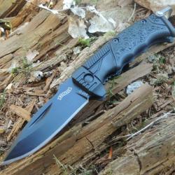 Couteau Walther Micro PPQ, mini couteau de poche, porte-clés en acier 440C