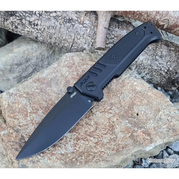 Couteau pliant Walther PDP, mtal, D2