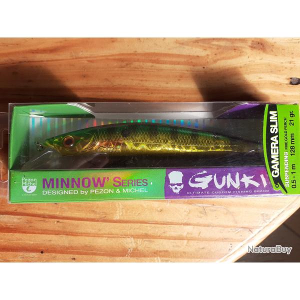 Gamra slim fire gold perch 128mm Gunki