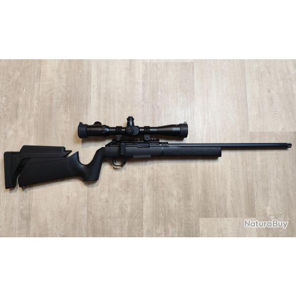 Carabine  verrou linaire HAMMERLI Force B1 - Take-Down - .22 LR - 51 cm filet + Lunette (Occasion
