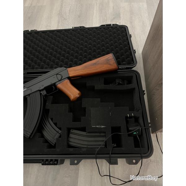 mallette airsoft avec rplique et accessoires