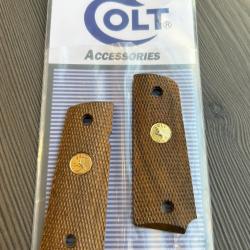 COLT OFFICER'S Poignées bois d'origine