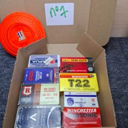 Lot Boîtes Munitions 22LR pour Essais ou collection - LOT n° 7