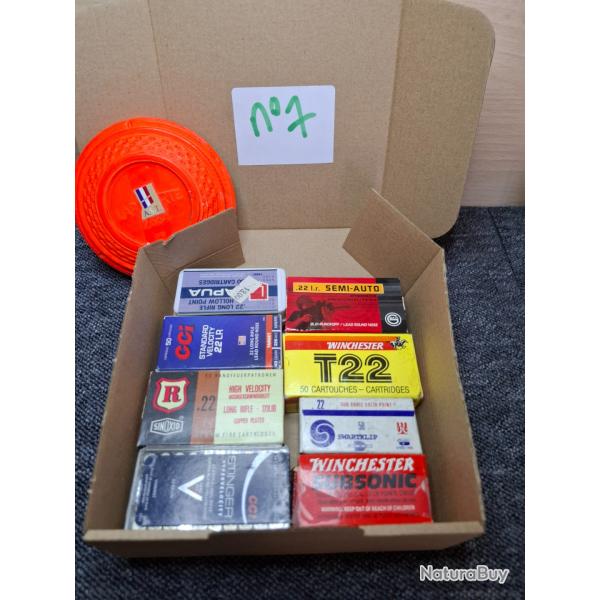 Lot Botes Munitions 22LR pour Essais ou collection - LOT n 7