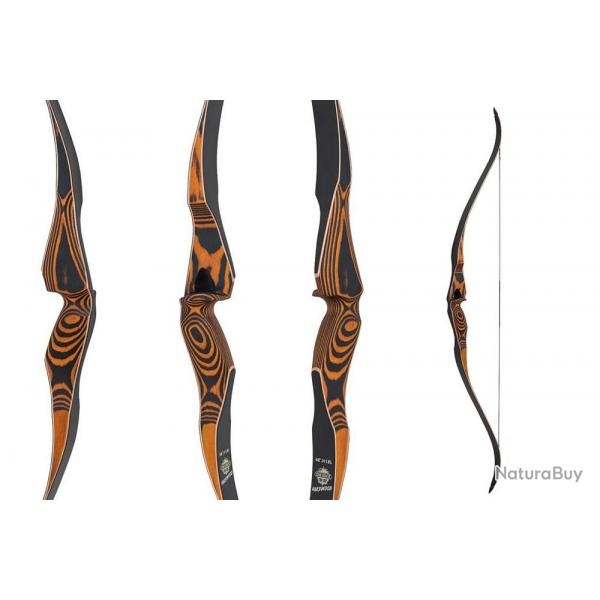 Arc recurve chasse Oak Ridge Hardwood 62 pouces RH 62" 45 lbs