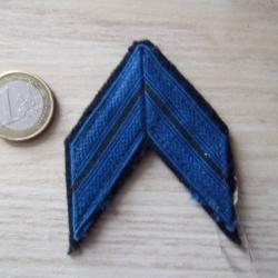écusson insigne tissu grade de bras brigadier service du matériel