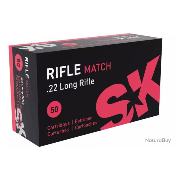 50 Munitions SK Rifle Match .22 lr