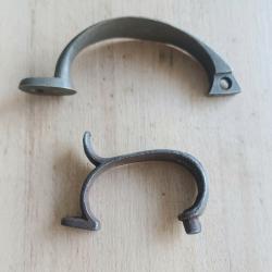 2 pontets armes anciennes pistolet ou fusil chasse
