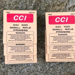 AMORCES CCI 400 SMALL RIFLE