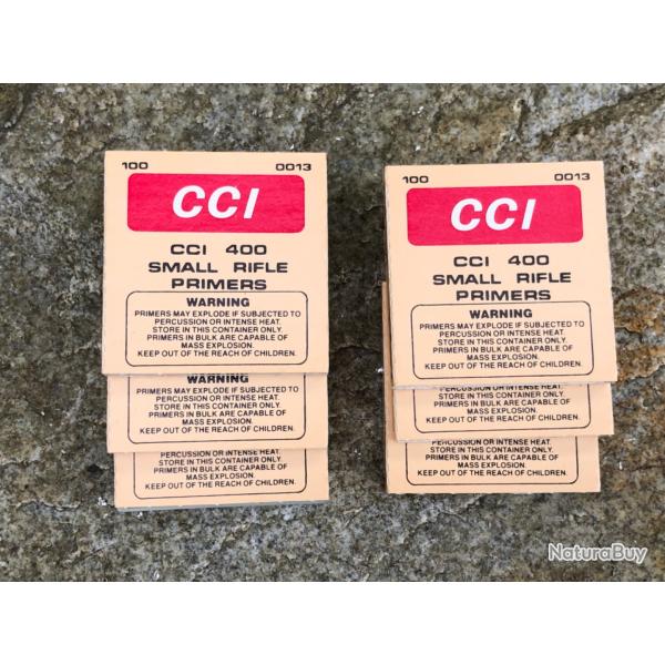 AMORCES CCI 400 SMALL RIFLE